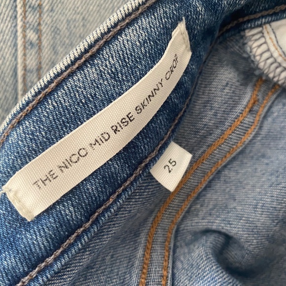 Aritzia Denim Forum Nico Midrise Skinny Crop Jeans - Picture 3 of 3
